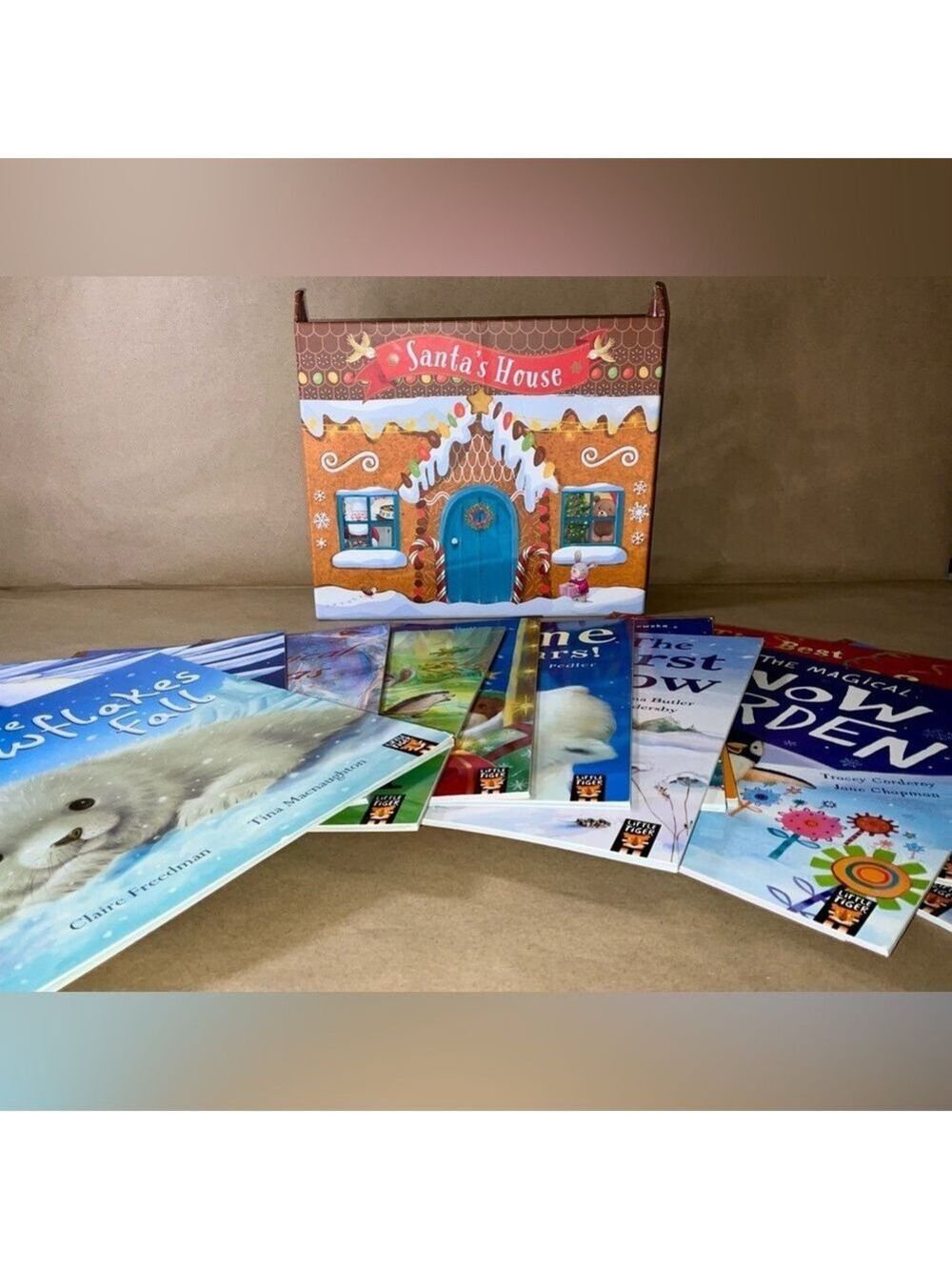 Santa’s House 15 book set by Little Tiger Press - original msrp was nearly $135